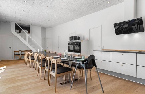 Helberskov Strand House | Beautiful home in Hadsund with sauna