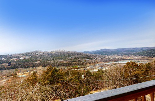 Holiday Island House | Beautiful home with extraordinary lake views from large deck & modern amenities