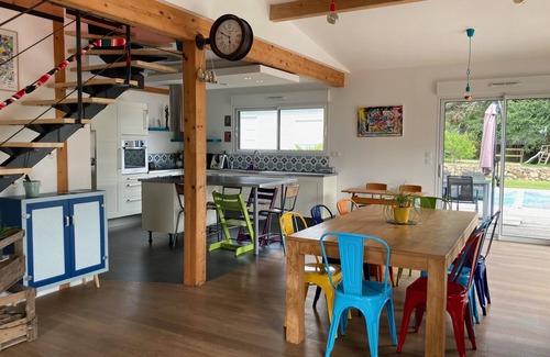 Pornichet House | Beautiful house on large plot for 9 people, 140 m2 with private pool