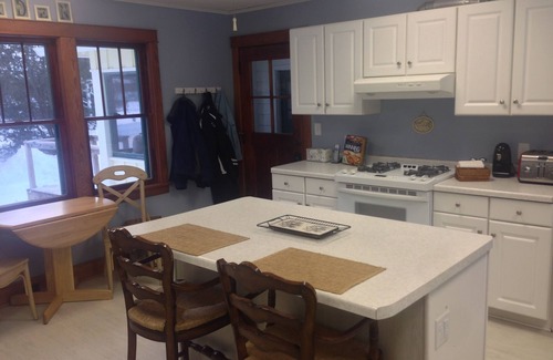 Mikana House | Beautiful lake-home, plus separate cottage, 200+ feet level shoreline,1.3 acres