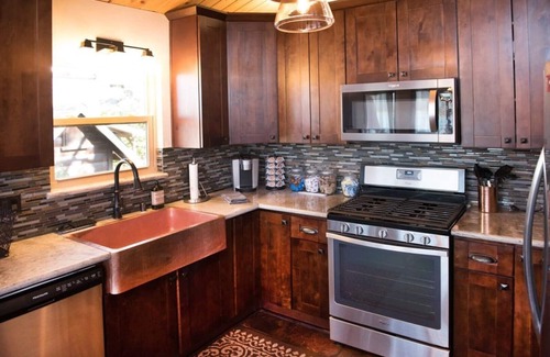 Fawnskin House | Beautiful lakefront home with guest house, dock, game room, hot tub