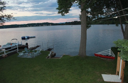 Laconia House | Beautiful lakefront home on Opechee, located mins. to skiing, shopping, & dining