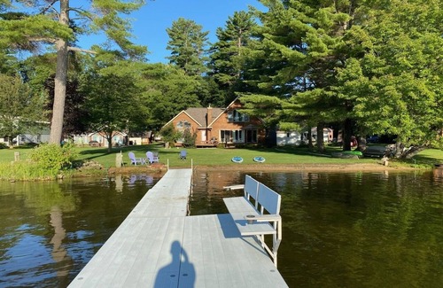 Gaylord House | Beautiful lakeside home with private beach, access to golf, skiing, shopping.