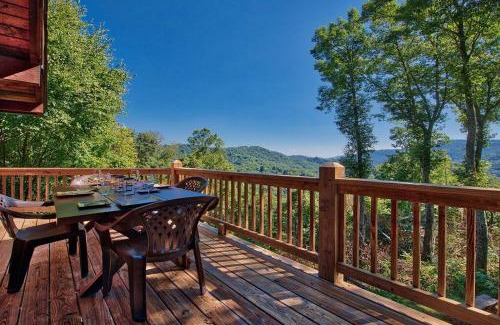 Maggie Valley Ski Chalet | Beautiful Log Cabin with Panoramic Views