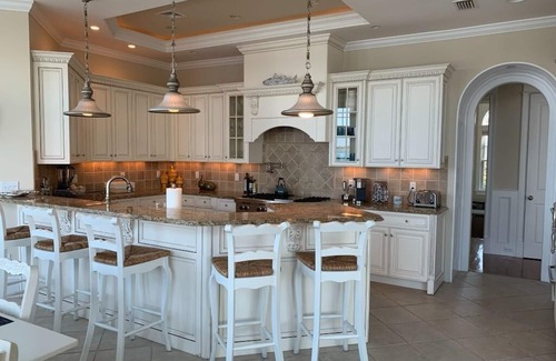 Beach Haven House | Beautiful Loveladies Bayfront Home, Private Beach, Pool, 6BR,5.5 Baths