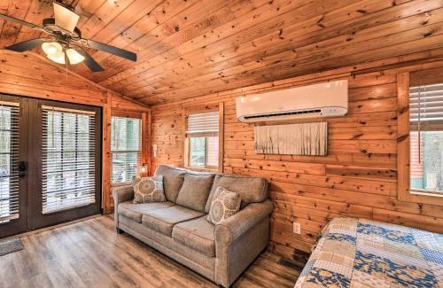 New Bern Apartment | Beautiful New Bern Studio Cabin with Fire Pit!