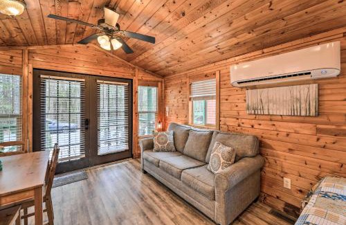 New Bern Apartment | Beautiful New Bern Studio Cabin with Fire Pit!