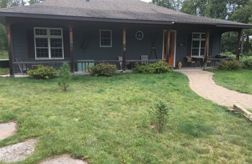 Minong House | Beautiful one level home on crystal-clear lake for year-round fun. Sleeps 10