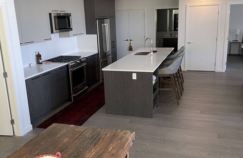 Booktown Condo | Beautiful penthouse with a view in the center of downtown Sidney.