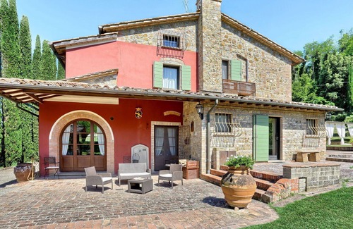 Gambassi Terme Villa | Beautiful private villa for 14 people with WIFI, private pool, A/C, TV, terrace and panoramic view
