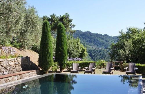 Santo Stefano Villa | Beautiful private villa with private pool, WIFI, TV, patio, panoramic view, parking, close to Lucca
