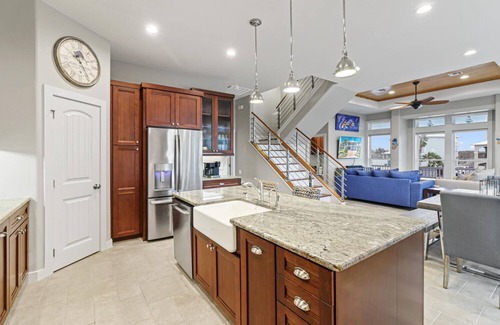Safe Harbor House | Beautiful private pool, spacious back yard great for family fun!