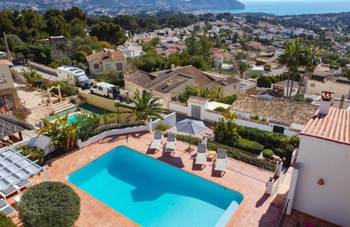 Pinar del Advocat House | Beautiful private villa for 7 guests with WIFI, A/C, private pool, TV, terrace and panoramic view