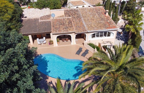 Benimeit Villa | Beautiful private villa for 6 guests with A/C, WIFI, private pool, TV, terrace and pets allowed