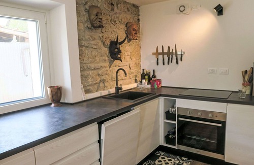 Pulfero House | Beautiful private villa for 7 guests with A/C, TV and pets allowed