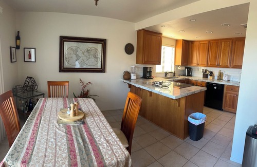 Palm Desert Condo | Beautiful, remodeled Home Away From Home with garage and furnished, tiled, patio