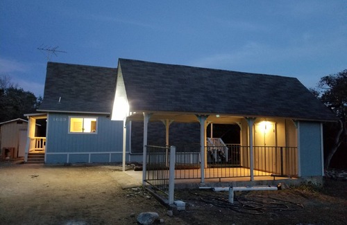 Spring Branch House | Beautiful renovated AFrame with beautiful water view in private 5 acre property