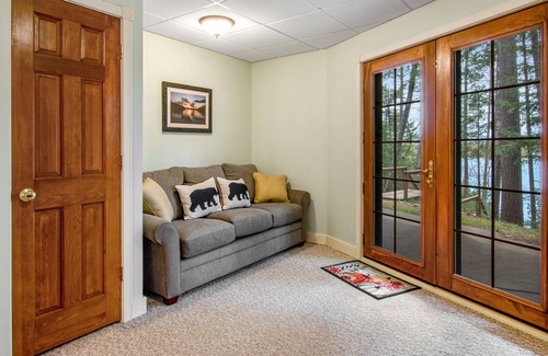Land O Lakes House | Beautiful southwest lakefront home w/wood fireplace, deck, lake views, firepit