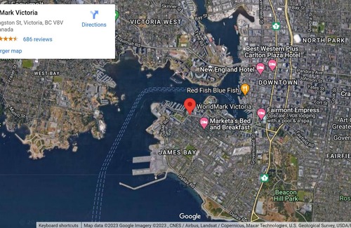 Inner Harbour Condo | Beautiful Victoria in SUMMER-2 BR with plenty of room to play!