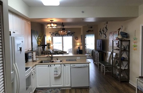 Morehead City Condo | Beautiful view of Beaufort, Carrot/Shackleford Isle, Cape Lookout and Ft. Macon