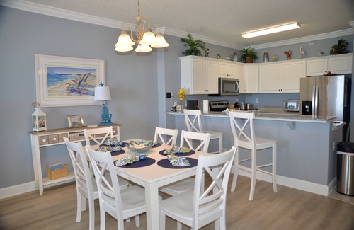 West Panama City Beach Condo | Beautiful Views From Large 6th Floor Balcony at Emerald Isle Resort