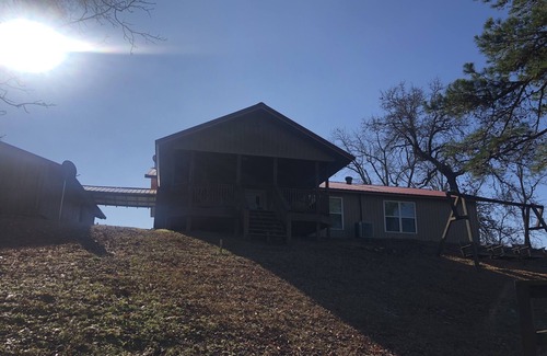 Glenwood House | Beautiful views of the Caddo River from this Glenwood river home!