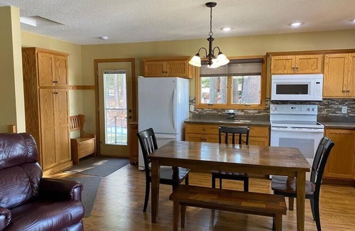 Shell Lake Cabin | Beautiful views/Private Beach/Clean & comfortable cabin!