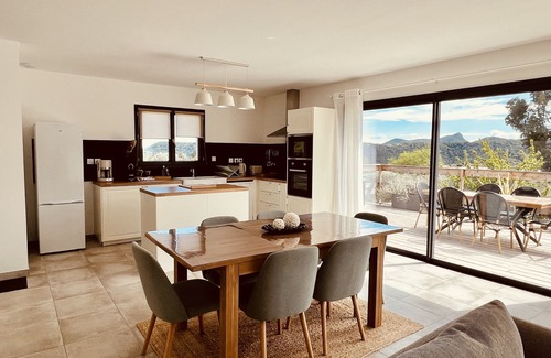Les Vans Villa | Beautiful! Villa Cerise south Ardèche Les Vans, private pool, superb view