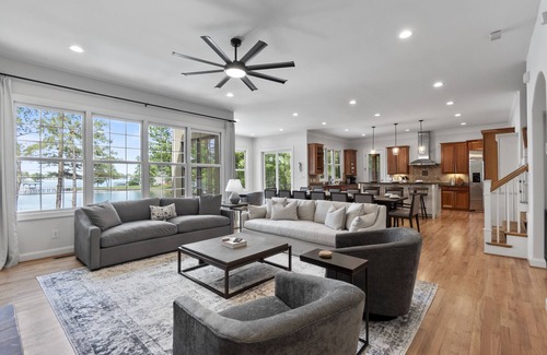 Denver House | Beautiful Waterfront Home with Pool/Hot Tub - Ideal for up to 14 Guests