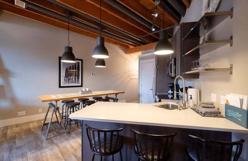 Grand Haven Condo | Beautifully decorated in Historical Piano Factory