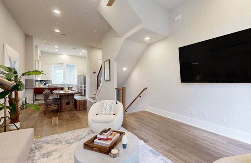 Kessler House | Beautifully designed home with arcade game, WFH desk & pool access