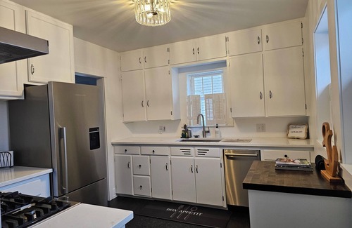 Lakeside House | Beautifully redone, close to lake, fenced yard, no pet fee!