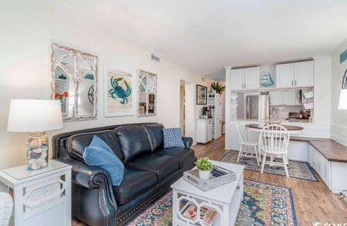 Garden City Condo | Beautifully relaxing condo on the ocean. Feet from the beach! Sea Oaks 108