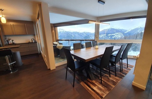 Randogne Apartment | Beautifully renovated apartment with stunning views of Rhône valley