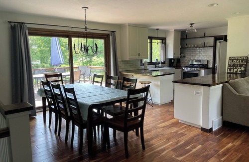 Saugatuck House | Beautifully Renovated Home With Privacy ~ Fire Pit ~ Minutes To Downtown!