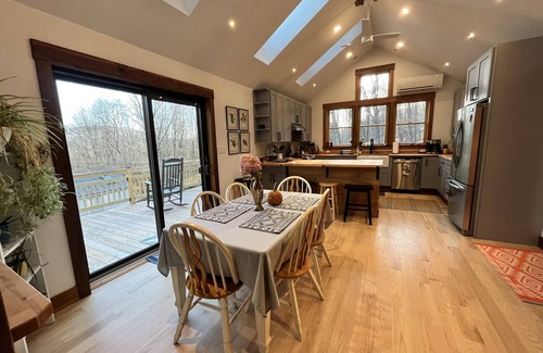 Roscoe House | Beautifully-restored mountain farmhouse with 80 acres of private trail access
