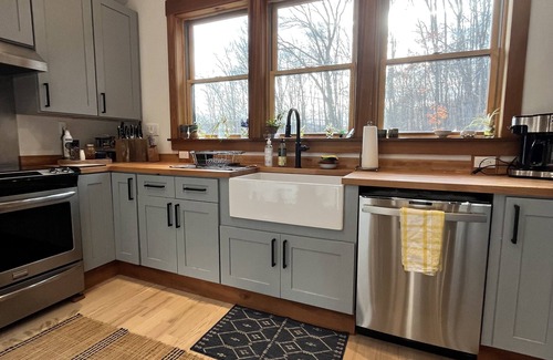 Roscoe House | Beautifully-restored mountain farmhouse with 80 acres of private trail access