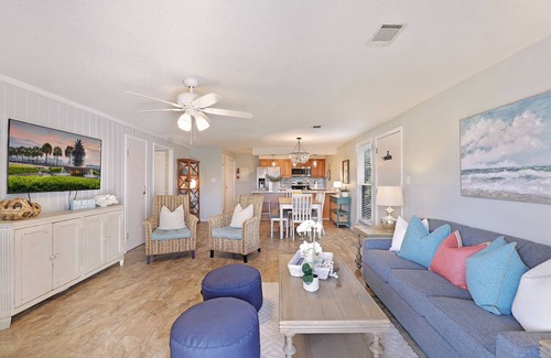 Ocean Ridge Condo | Beautifully Updated 2nd Floor Villa; Golf Course Views; Amenities Available for a Fee