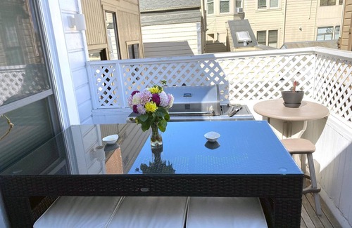 Castro District House | Beautifully updated, this modern apartment blends contemporary design with the rich history of the Castro—just steps from Harvey Milk’s former home and iconic camera shop, and above a favorite neighborhood coffee spot.