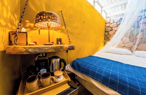 Dahab Cabin | Beit Theresa Stone Room with Pool Viewnn