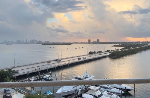 North Bay Village Apartment | Bella Vista - Water views Pool and Parking