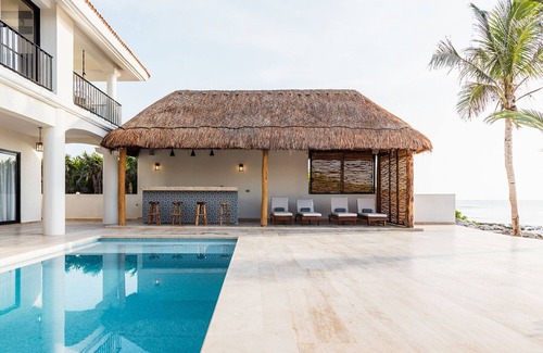 Tulsayab Villa | Bella Vita - 8 Bedroom, beachfront, hacienda style villa