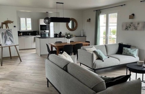 Le Grand-Village-Plage House | Belle Maison Familiale Avec Piscine Privée