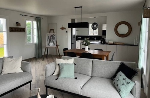 Le Grand-Village-Plage House | Belle Maison Familiale Avec Piscine Privée