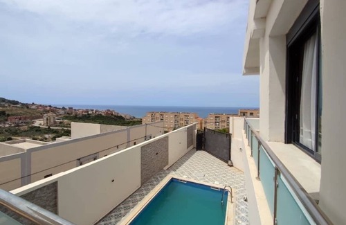 Beni Ksila Villa | Belle Villa Avec Piscine Avec vue Panoramique sur mer