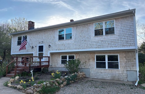 West Tisbury House | Beloved 5-bedroom house with Beach Passes, AC, fenced in yard, and hot tub