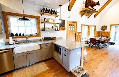 Nellysford House | Berry Hill Lake - Cabin w/NEW Infinity Pool - Pet Friendly - Private Lake