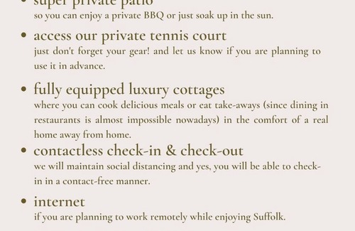 Woodbridge Cottage | Bertie Cottage - 🎾 court & private patio