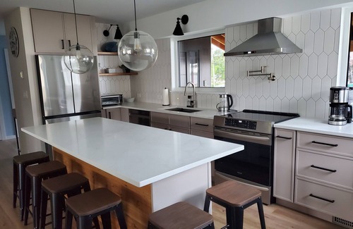 Flanders House | Best family beach house!nRelax at our waterfront house with boat dock.