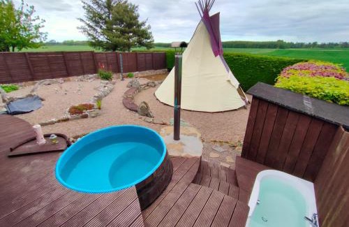 Forres Other | Best Tipi in Morayshire with Whisky Barrel Hot Tub